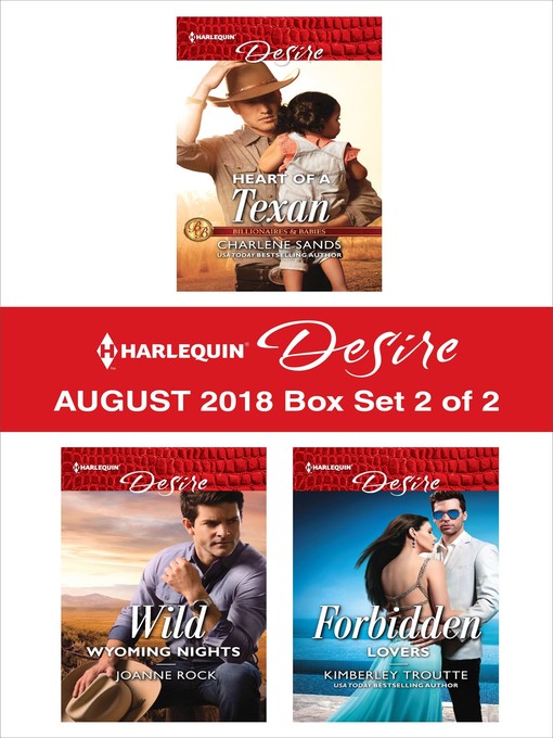 Title details for Harlequin Desire August 2018 Box Set--2 of 2 by Charlene Sands - Available